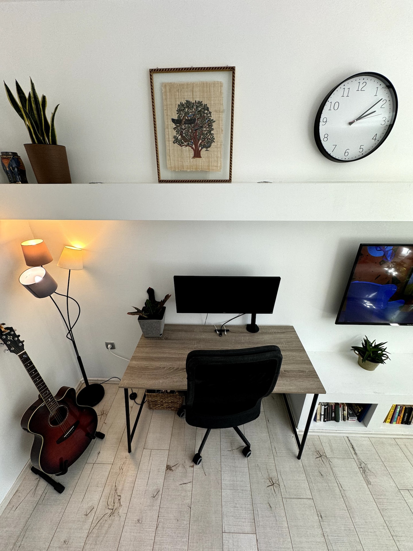 Workspace w/ Monitor | City Center + Parking, AC